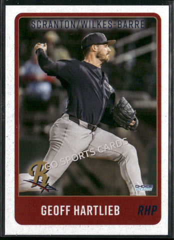 2025 Scranton Wilkes Barre RailRiders Geoff Hartlieb