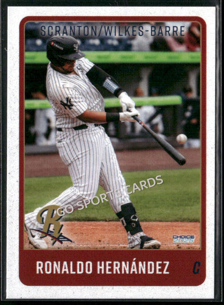 2025 Scranton Wilkes Barre RailRiders Ronaldo Hernandez