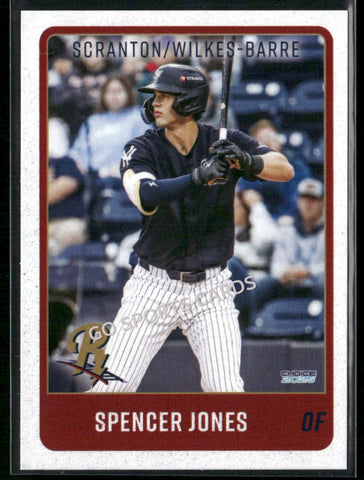 2025 Scranton Wilkes Barre RailRiders Spencer Jones