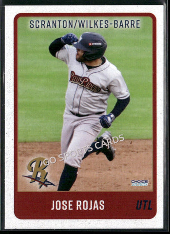 2025 Scranton Wilkes Barre RailRiders Jose Rojas