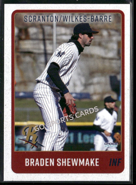 2025 Scranton Wilkes Barre RailRiders Braden Shewmake