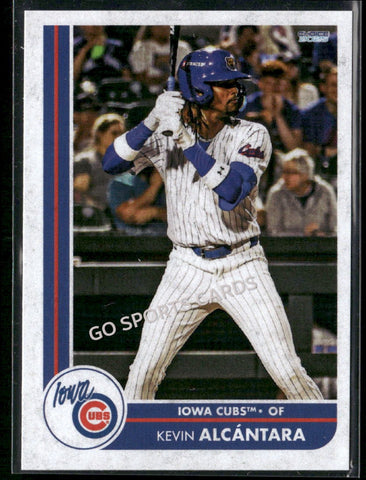 2025 Iowa Cubs Kevin Alcantara