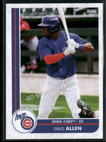 2025 Iowa Cubs Greg Allen