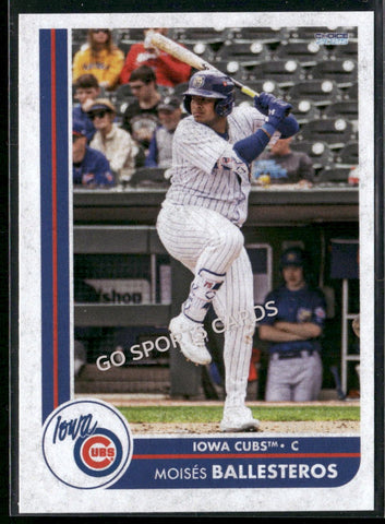 2025 Iowa Cubs Moises Ballesteros