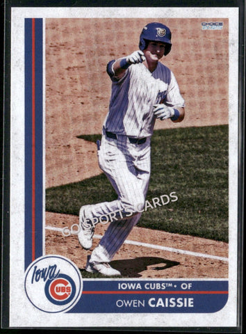 2025 Iowa Cubs Owen Caissie