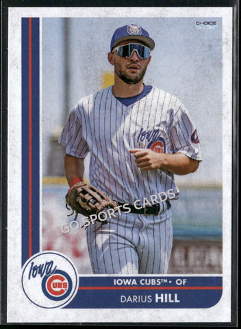 2025 Iowa Cubs Darius Hill