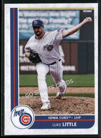 2025 Iowa Cubs Luke Little