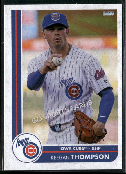 2025 Iowa Cubs Keegan Thompson