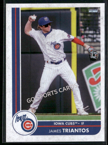 2025 Iowa Cubs James Triantos