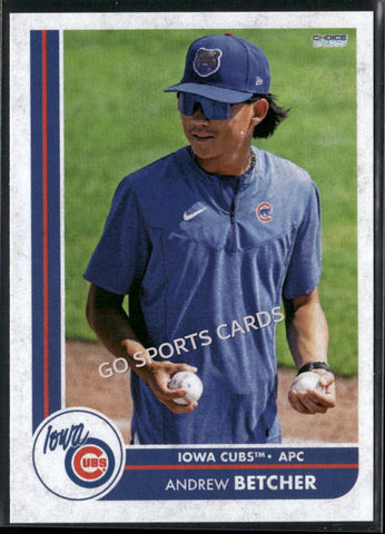 2025 Iowa Cubs Andrew Betcher