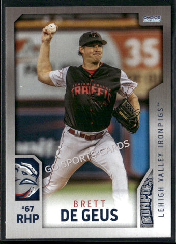 2025 Lehigh Valley IronPigs 2nd Brett De Geus