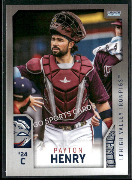 2025 Lehigh Valley IronPigs 2nd Payton Henry