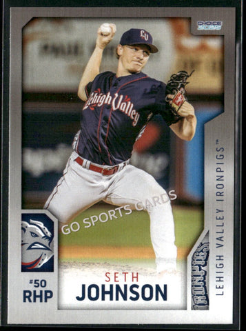 2025 Lehigh Valley IronPigs 2nd Seth Johnson