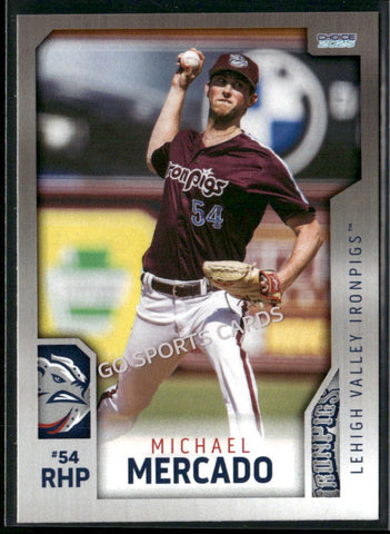 2025 Lehigh Valley IronPigs 2nd Michael Mercado