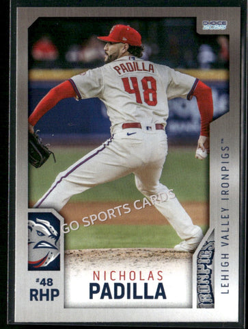 2025 Lehigh Valley IronPigs 2nd Nicholas Padilla