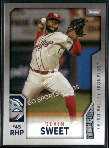 2025 Lehigh Valley IronPigs 2nd Devin Sweet