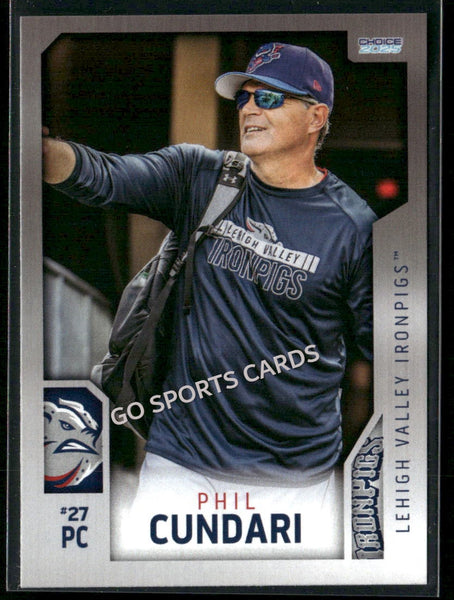 2025 Lehigh Valley IronPigs 2nd Phil Cundari