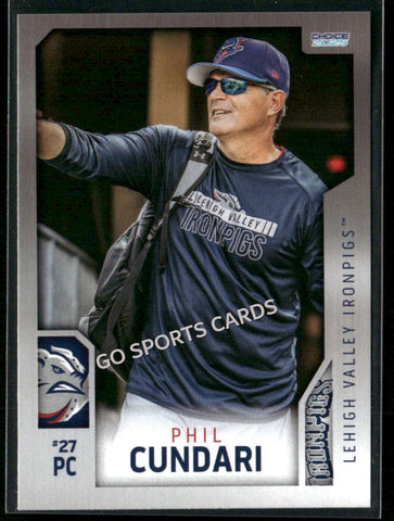 2025 Lehigh Valley IronPigs 2nd Phil Cundari