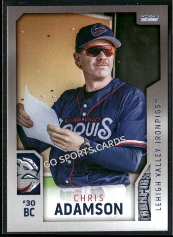 2025 Lehigh Valley IronPigs 2nd Chris Adamson