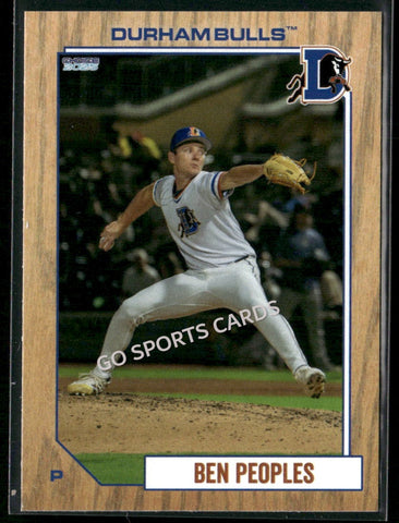 2025 Durham Bulls Ben Peoples