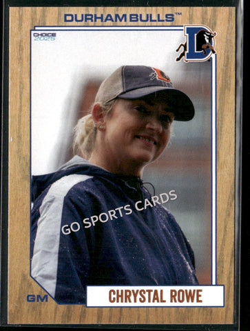 2025 Durham Bulls Chrystal Rowe