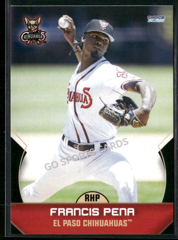 2025 El Paso Chihuahuas Francis Pena