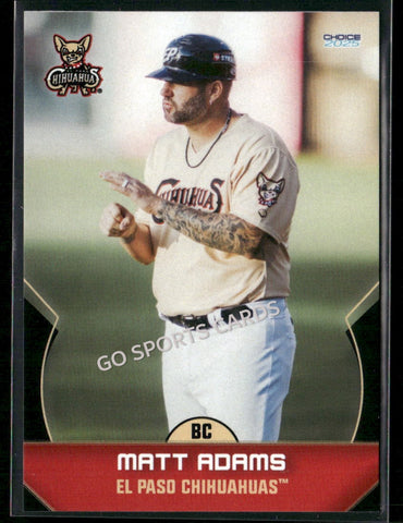 2025 El Paso Chihuahuas Matt Adams