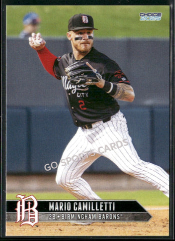 2025 Birmingham Barons Mario Camilletti
