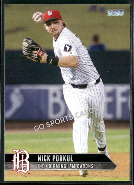 2025 Birmingham Barons Nick Podkul