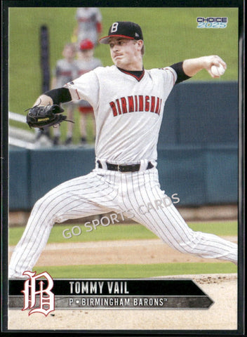 2025 Birmingham Barons Tommy Vail