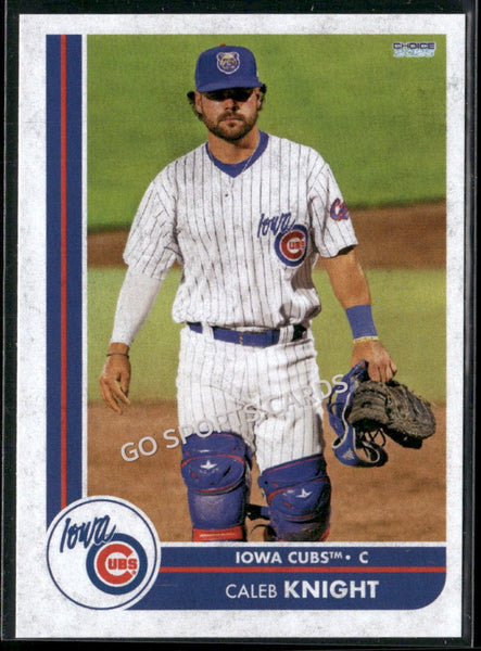 2025 Iowa Cubs Caleb Knight