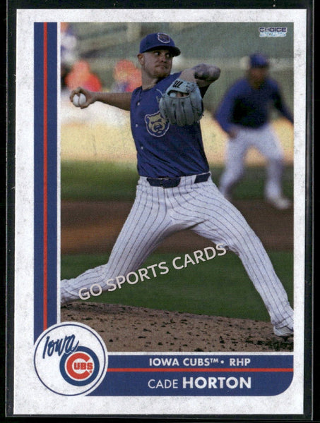2025 Iowa Cubs Cade Horton