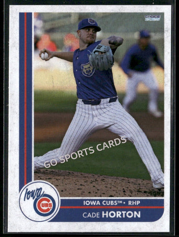 2025 Iowa Cubs Cade Horton