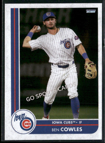 2025 Iowa Cubs Ben Cowles