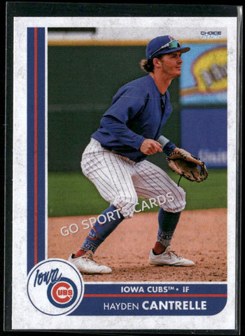 2025 Iowa Cubs Hayden Cantrelle