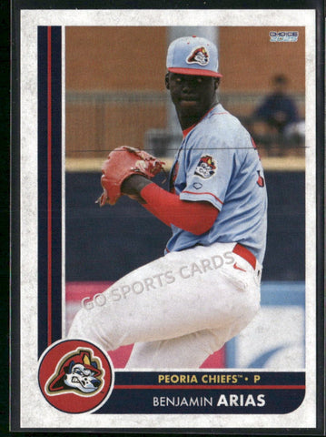 2025 Peoria Chiefs Benjamin Arias