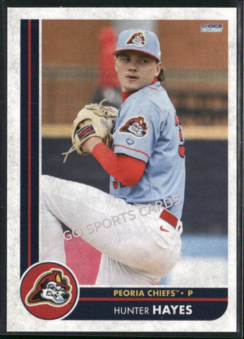 2025 Peoria Chiefs Hunter Hayes