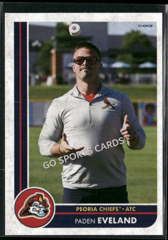 2025 Peoria Chiefs Paden Eveland