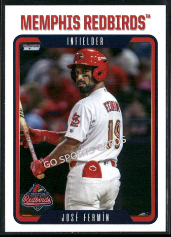 2025 Memphis Redbirds Jose Fermin