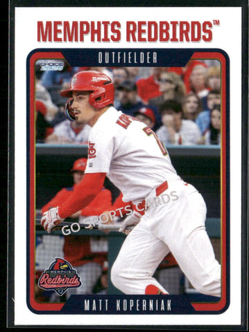 2025 Memphis Redbirds Matt Koperniak