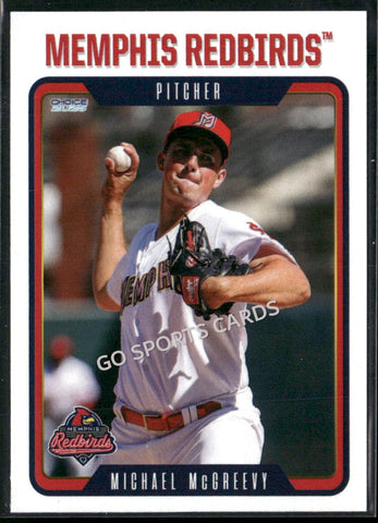 2025 Memphis Redbirds Michael McGreevy