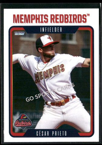 2025 Memphis Redbirds Cesar Prieto
