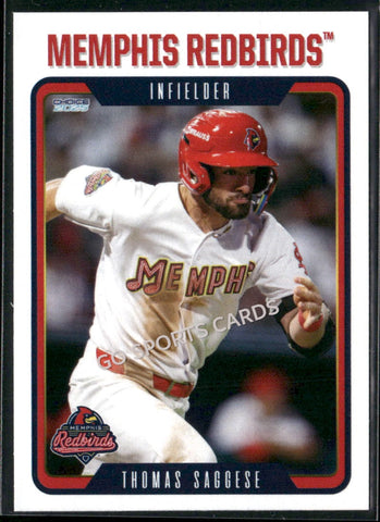 2025 Memphis Redbirds Thomas Saggese