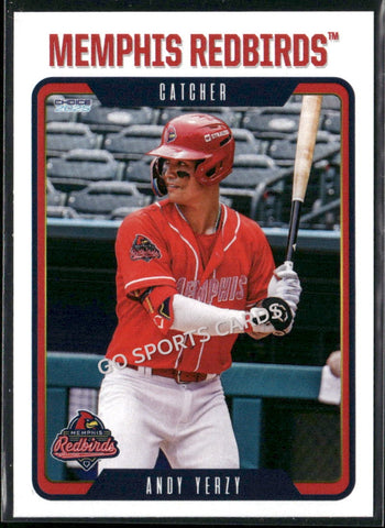 2025 Memphis Redbirds Andy Yerzy
