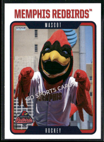 2025 Memphis Redbirds Rockey Mascot