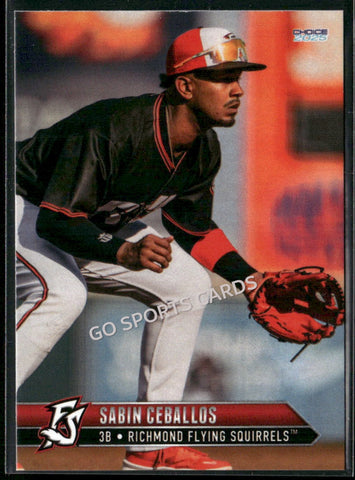 2025 Richmond Flying Squirrels Sabin Ceballos