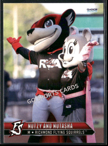 2025 Richmond Flying Squirrels Nutzy Nutasha Mascot