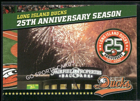 2025 Long Island Ducks 25th Anniversary Stadium