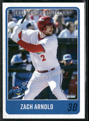 2025 Jersey Shore BlueClaws Zach Arnold