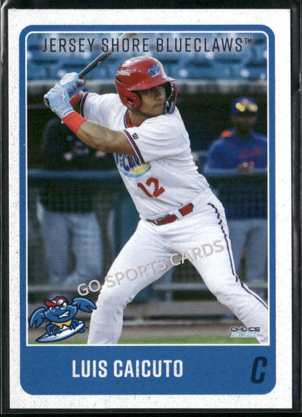 2025 Jersey Shore BlueClaws Luis Caicuto